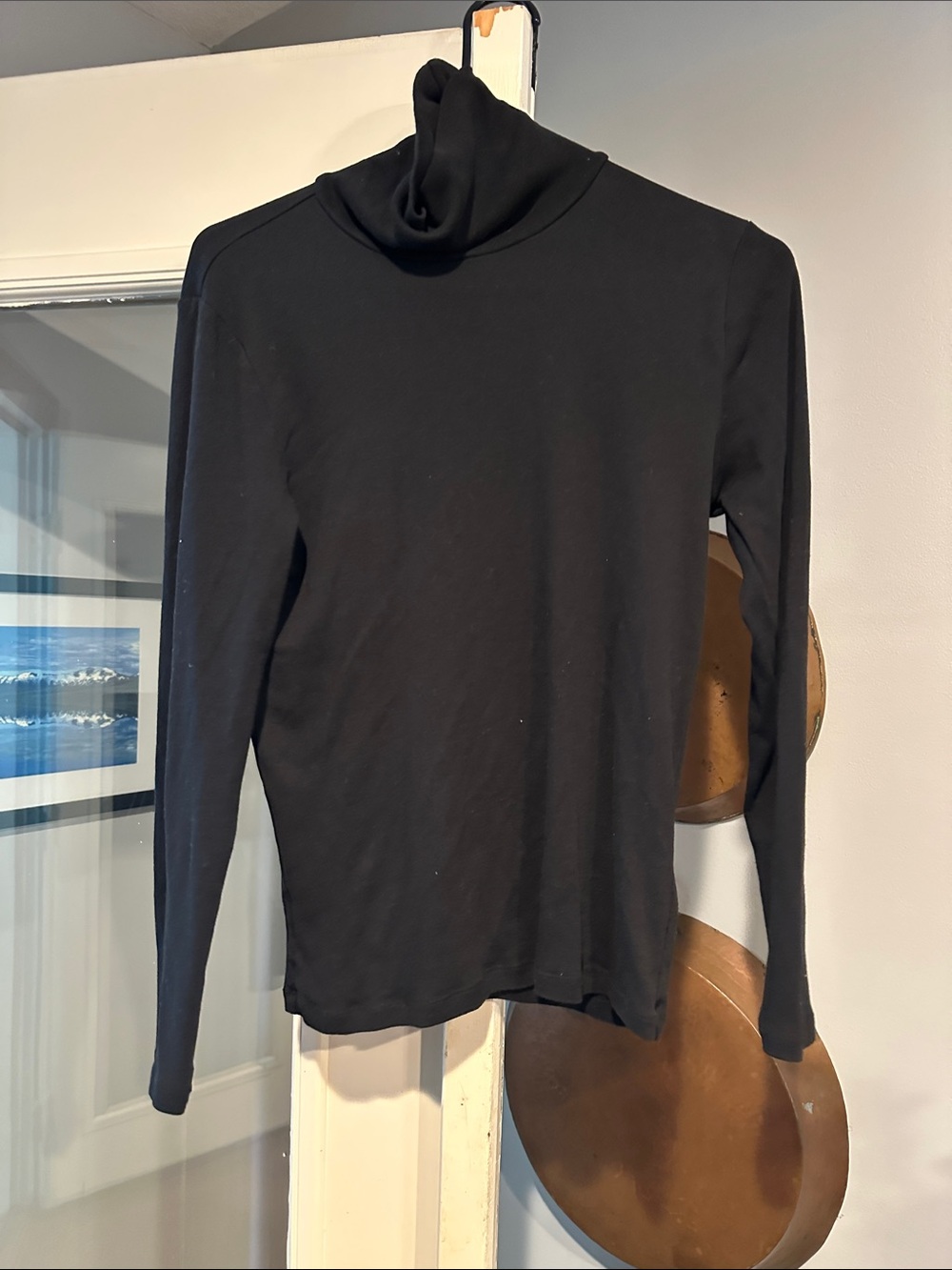 Splendid Black High-Neck Pullover